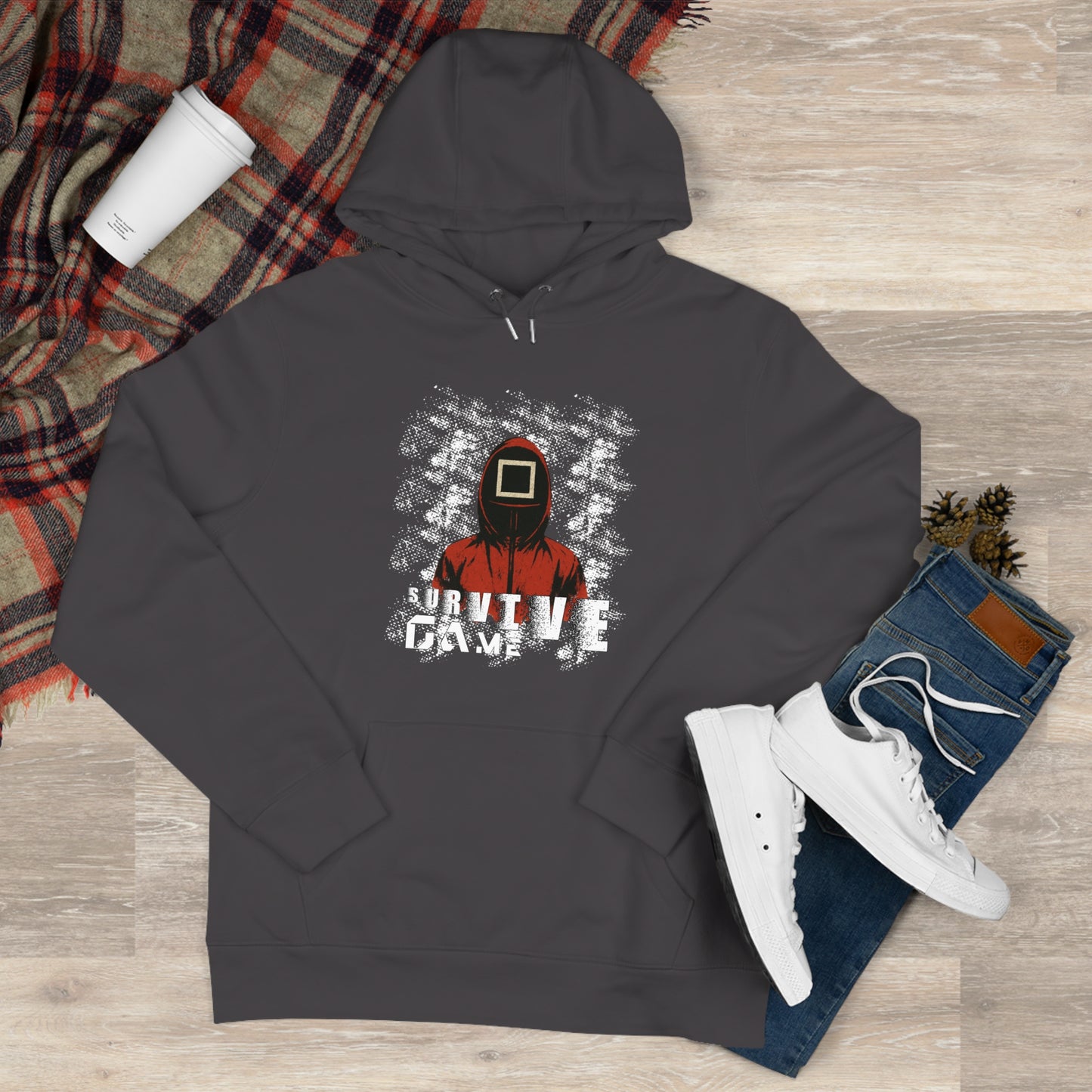 Squid game Hoodie - survive game 