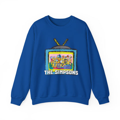 The Simpsons Unisex Heavy Cotton Sweatshirt