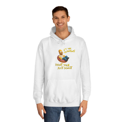 Funny Donut Lover Hoodie, Unisex College Hoodie, The Simpsons