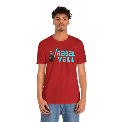 Cool Rebel Yell Luke Skywalker Unisex Jersey Tee - Short Sleeve Graphic T-Shirt for Fans