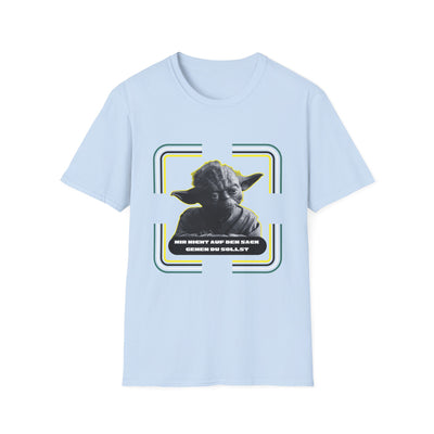 Yoda-Inspired Unisex T-Shirt - 'MIR NICHT AUF DEN... GEHEN DU SOLLST'