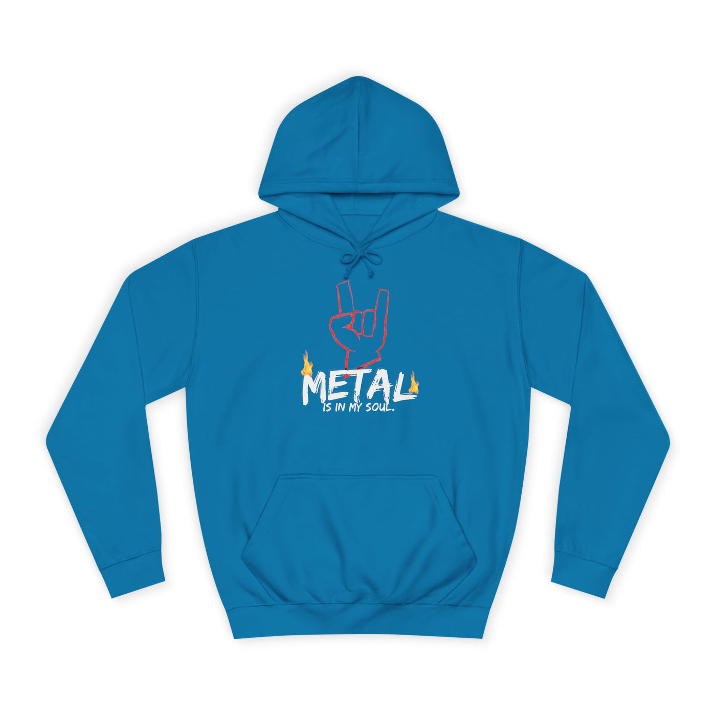 "Metal" Music Unisex College Hoodie