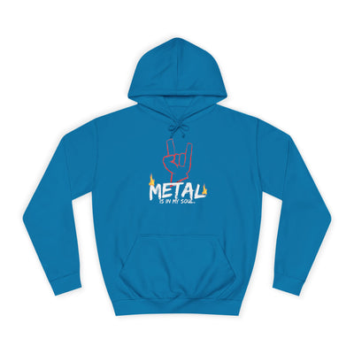 "Metal" Music Unisex College Hoodie