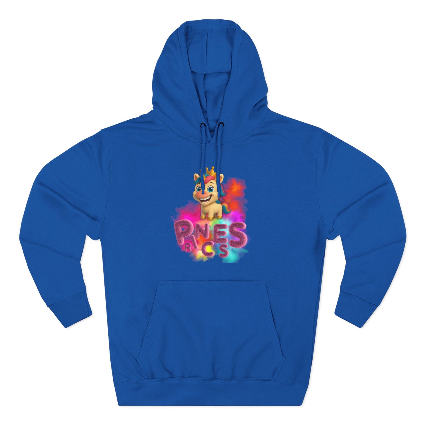 Colorful Kids' Fleece Hoodie with Fun Design