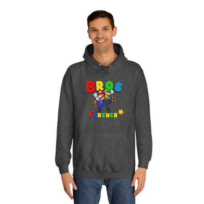 Super Bros College Hoodie, Unisex Gaming Hoodie