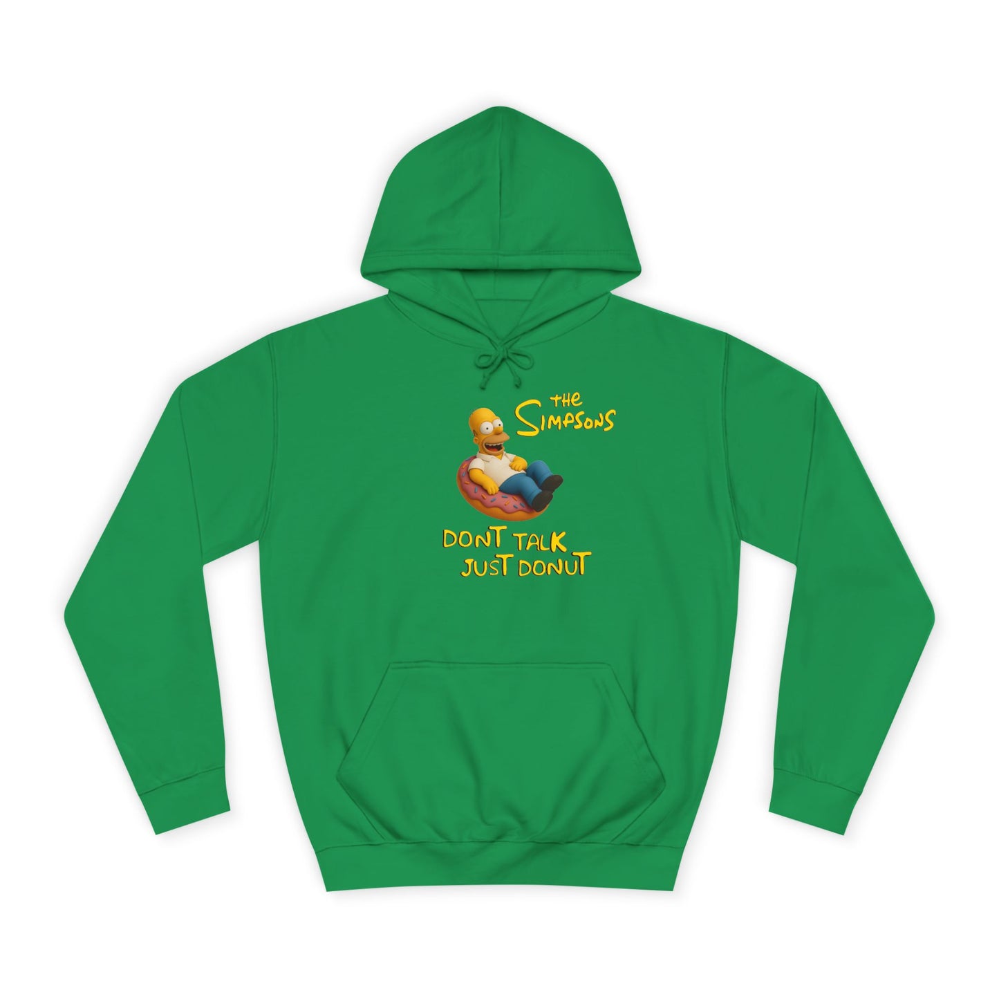 Funny Donut Lover Hoodie, Unisex College Hoodie, The Simpsons