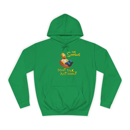 Funny Donut Lover Hoodie, Unisex College Hoodie, The Simpsons