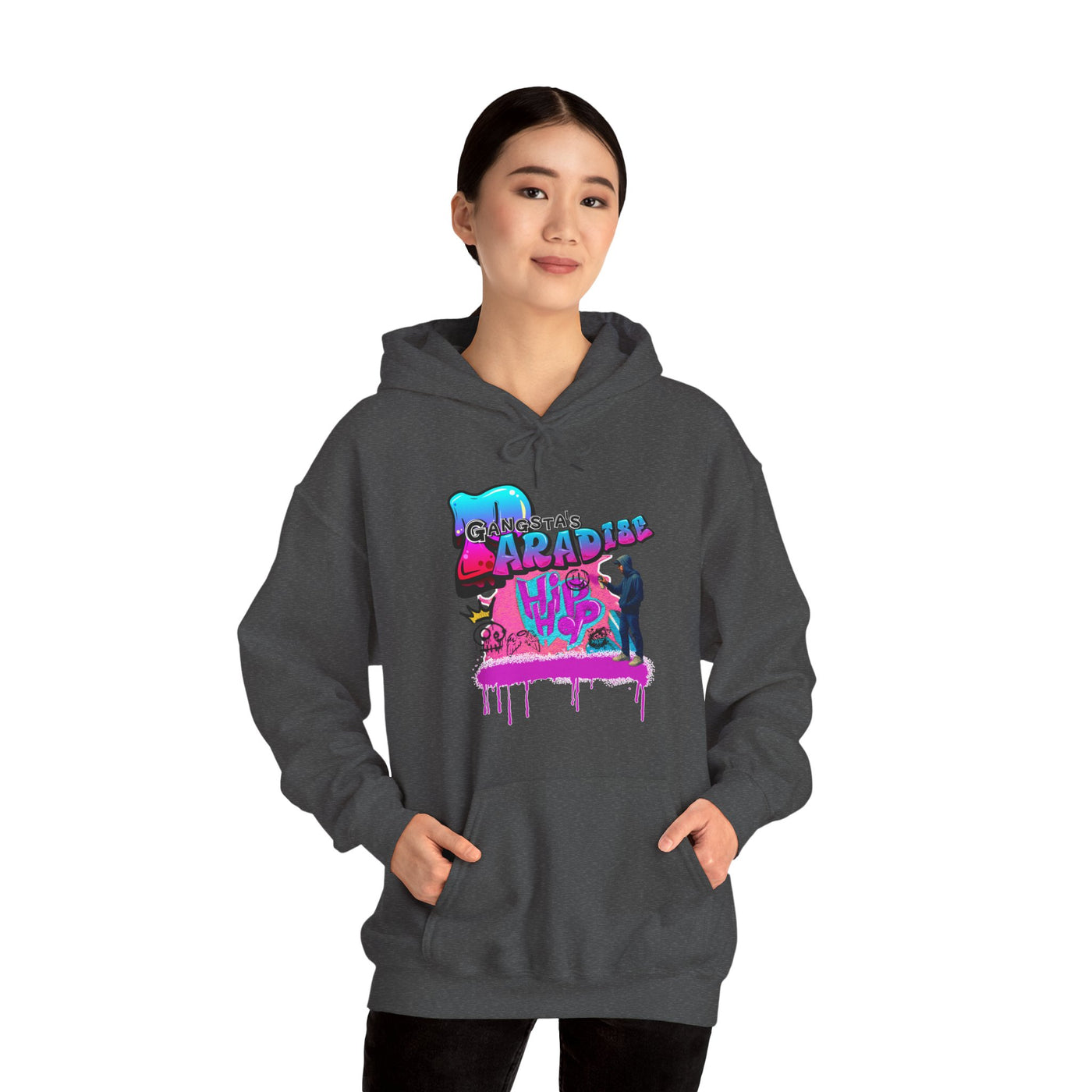 Hoodie Hip Hop Graffiti Design