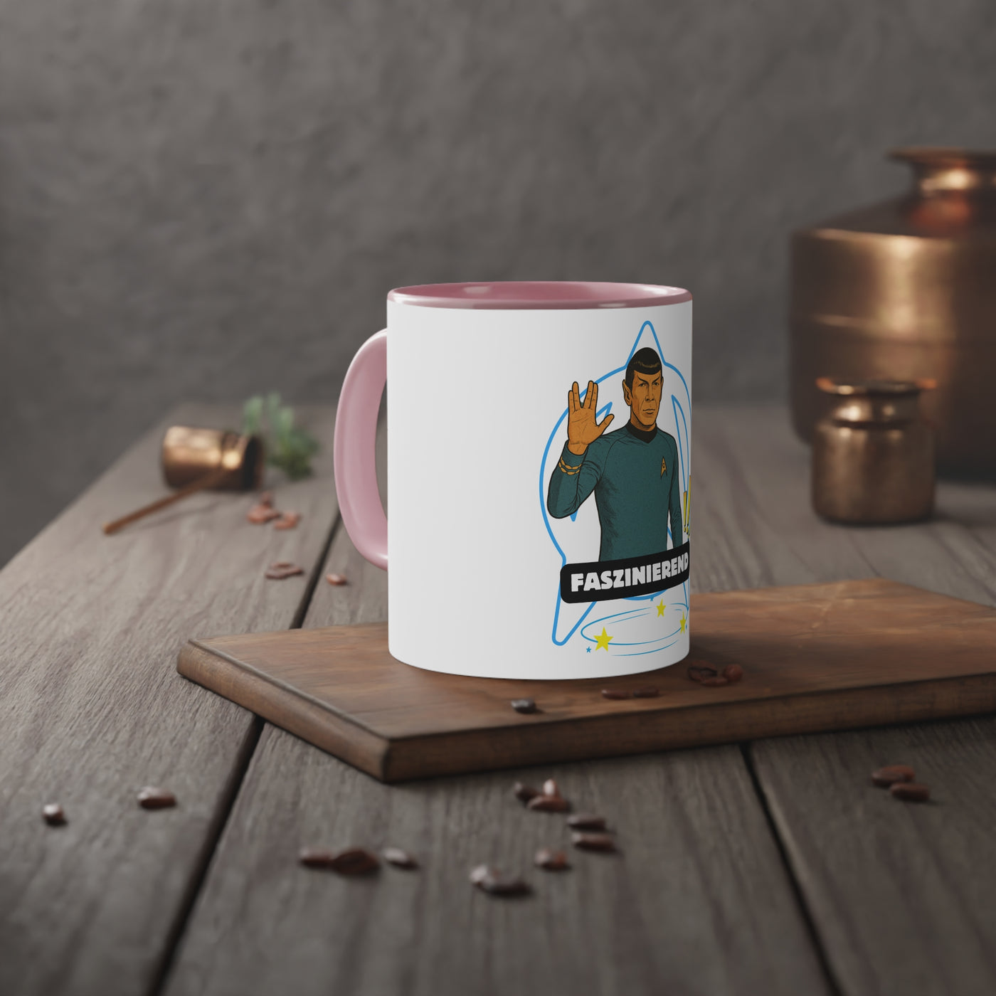 Tasse Star-Themed Ceramic Mug for Sci-Fi Fans,