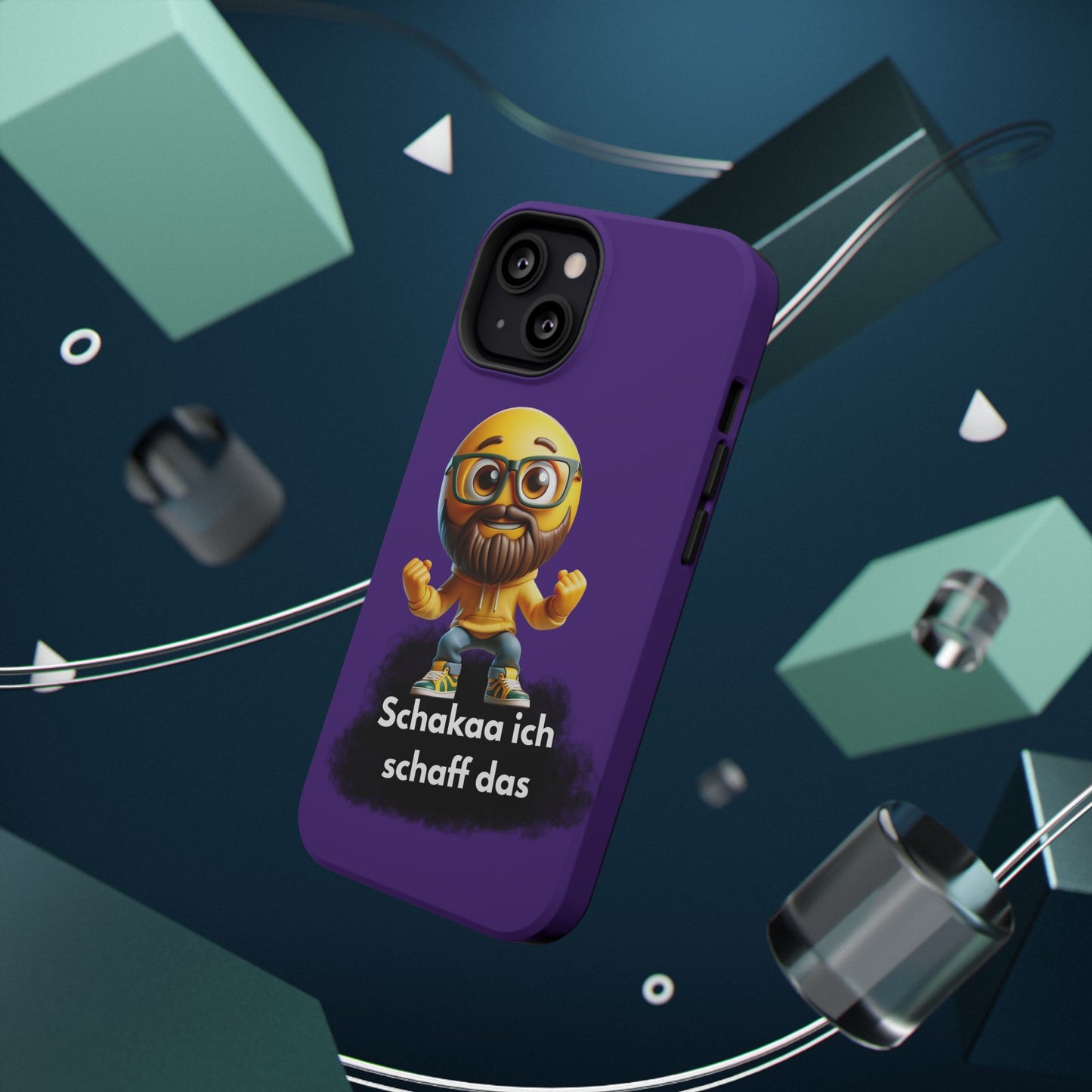 Motivational Impact-Resistant Phone Case - "Schakaa I can do it"