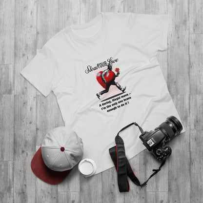Steal Our Love T-Shirt, Romantic Gift for Him, Funny Relationship Tee, Valentine's Day Surprise, Casual Love Shirt, Unique Couple Merch
