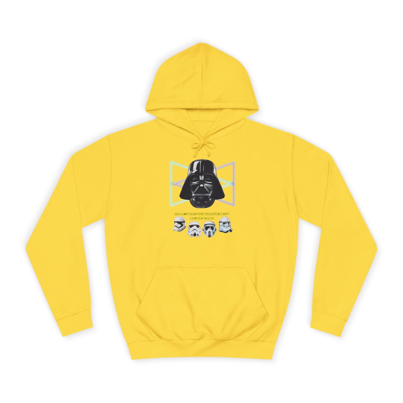 Star Wars unisex Hoodie - Darth Vader   - Alles was ich brauch ist meine Gang - beidseitig bedruckt