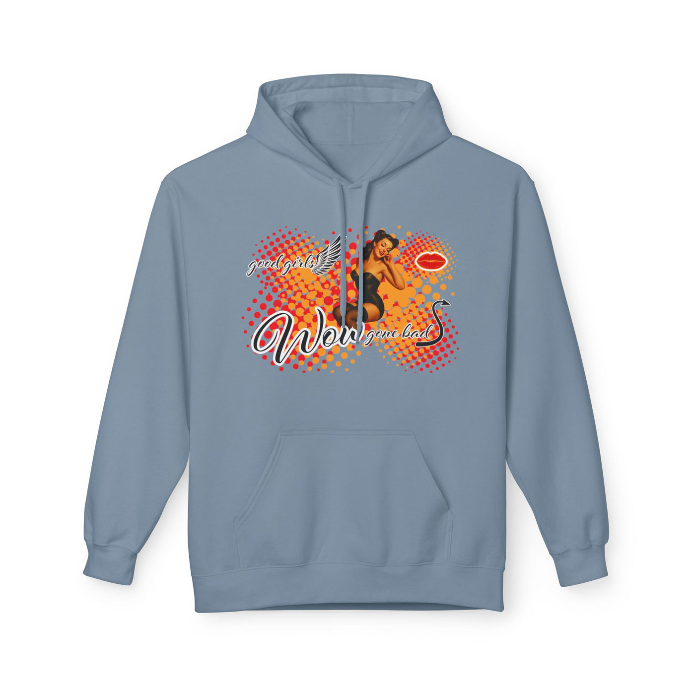 Pin up Girl Vintage Hoodie - WOW
