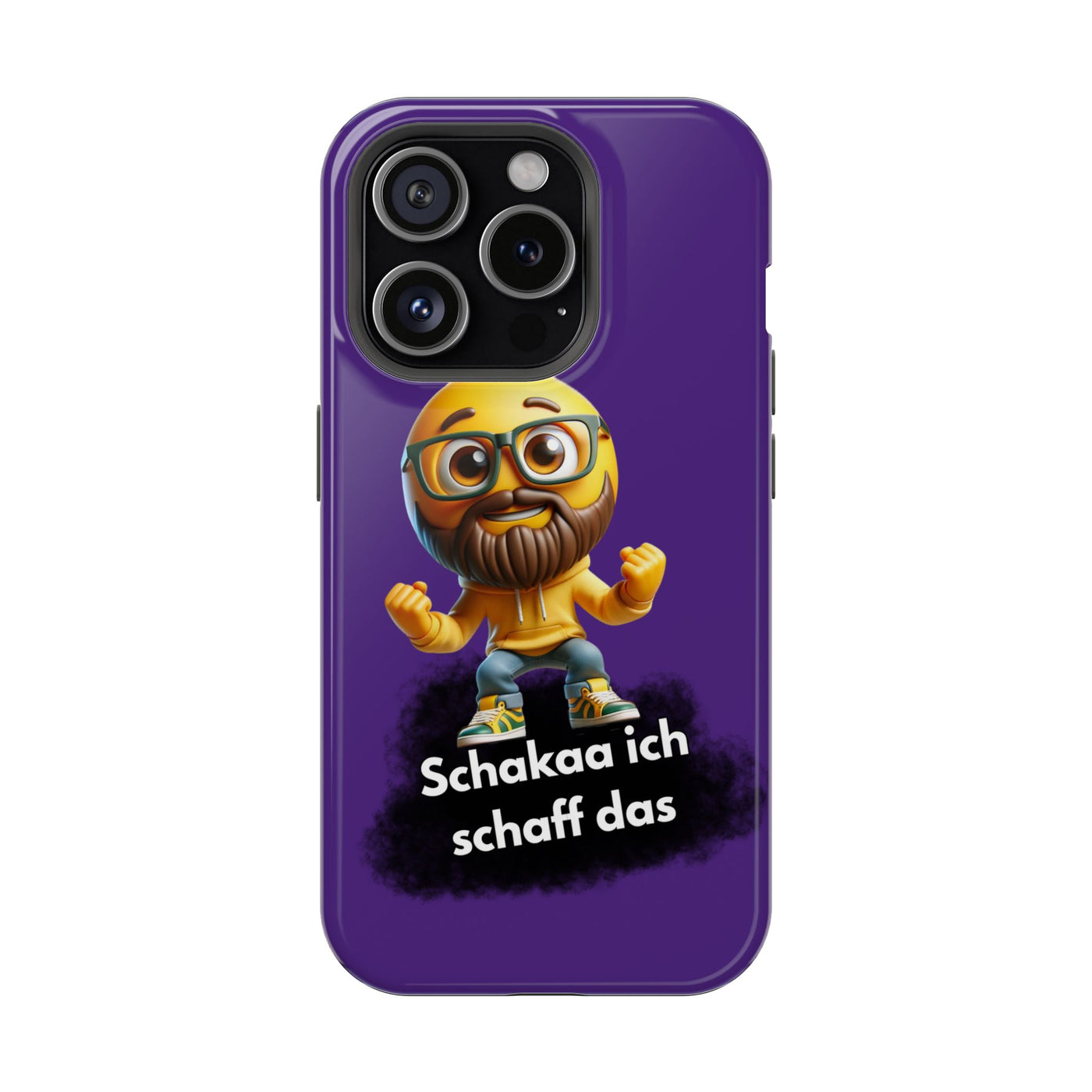Motivational Impact-Resistant Phone Case - "Schakaa ich schaff das"