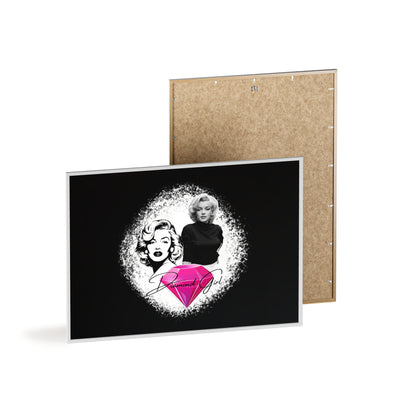 Vintage Marilyn Monroe Poster with Wooden Frame