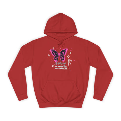 Hoodie Achtung ich entfalte mich - es glitzert gleich