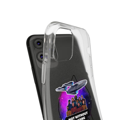 Galaxy-Inspired Soft Phone Case - Not Without My Gang, Star Trek Lovers Handyhülle