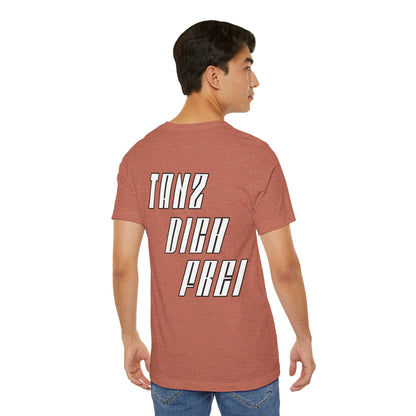 Tanz dich frei - Retro Techno Vibe Unisex Tee, Dance Party Shirt, Gift for Ravers, Festival Fashion,