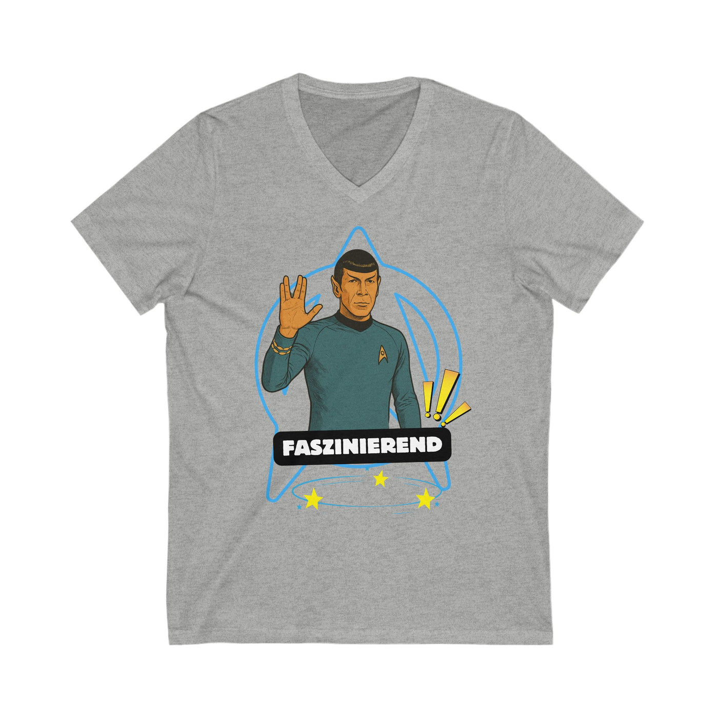 Fascinated Unisex V-Neck Tee - Perfect for Sci-Fi Lovers