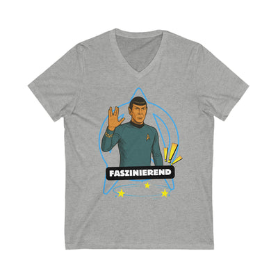 Fascinated Unisex V-Neck Tee - Perfect for Sci-Fi Lovers