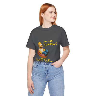 The Simpsons Donut Lover Tee - Funny Graphic T-Shirt -unisex