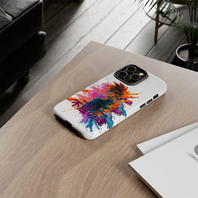 "unbesiegbare Seele" Tough Cases - Colorful Anime Phone Case Handyhülle