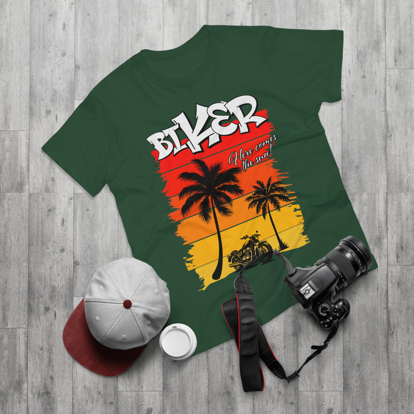 Retro Biker Vibes T-shirt -