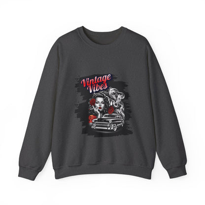 Vintage Vibes Unisex Sweatshirt, Retro