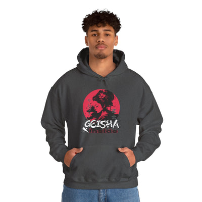 "Geisha Inside"Fleece Hoodie, Cozy