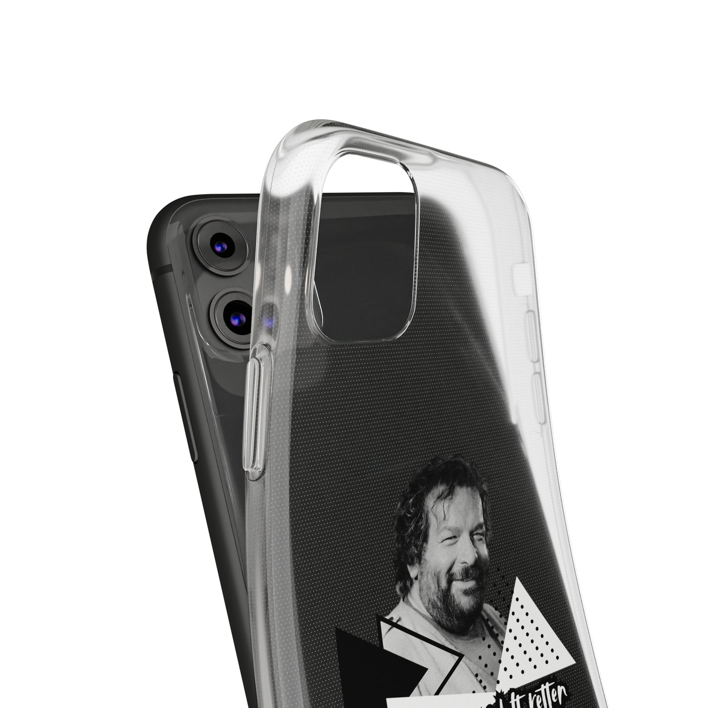 Handyhülle Unique Phone Cover, Ich wollte die Welt retten, dann gabs Mittag