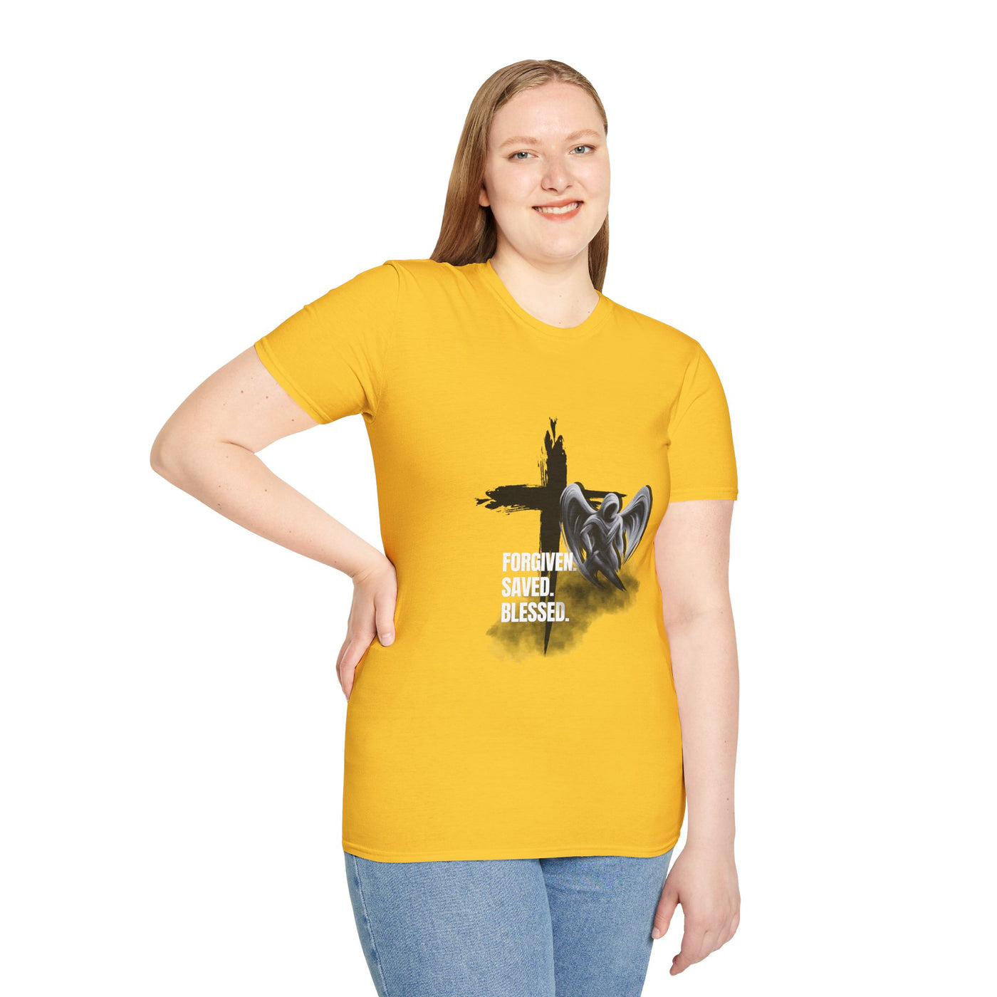 Blessed Faith Unisex Softstyle T-Shirt  Jesus