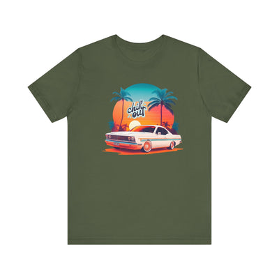 Chill Out Retro Car Tee - Unisex Jersey Short Sleeve Shirt