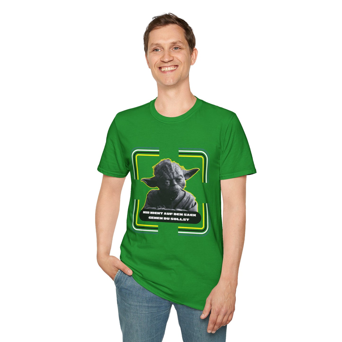 Yoda-Inspired Unisex T-Shirt - 'MIR NICHT AUF DEN... GEHEN DU SOLLST'