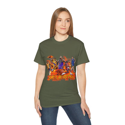 Basketball Legends, Cool Sports Shirt, Unisex Cotton T-Shirt