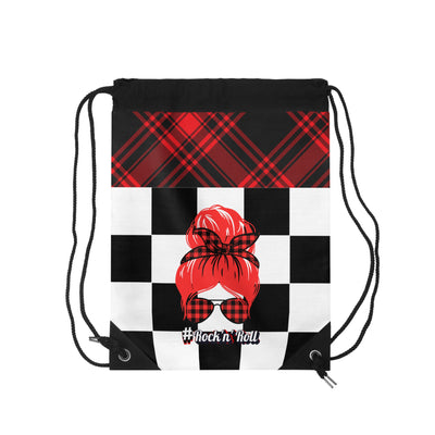 Rockabilly Drawstring Bag - Retro Style Gym Sack, Turnbeutel