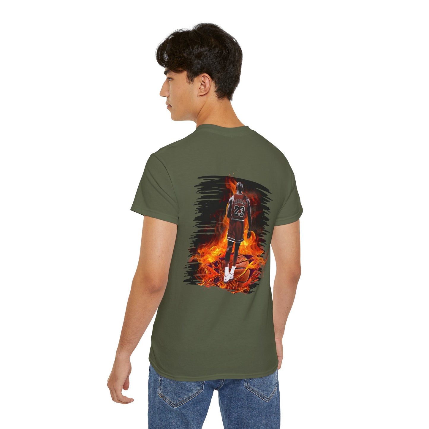 Basketball Jordan, Cool Sports Shirt, Unisex Cotton T-Shirt
