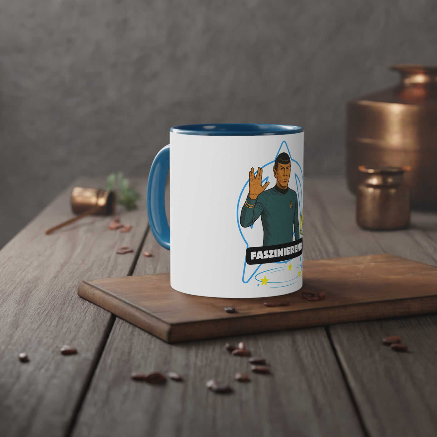 Tasse Star-Themed Ceramic Mug for Sci-Fi Fans,