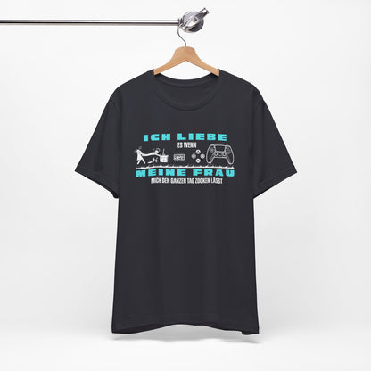 Ich Liebe Meine Frau T-Shirt - Unisex Jersey Tee for Gamers