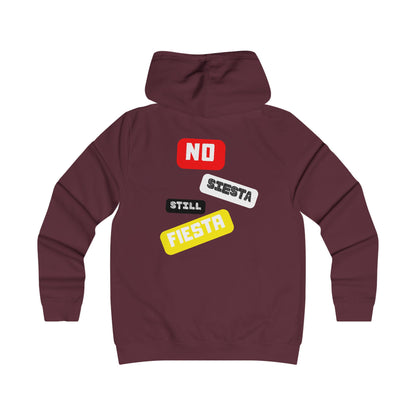 Girlie College Hoodie, Colorful Graphic Hooded Sweatshirt,