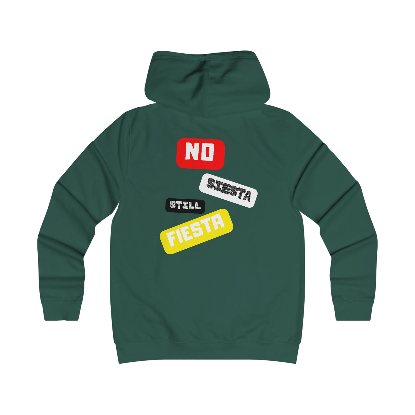 Girlie College Hoodie, Colorful Graphic Hooded Sweatshirt,