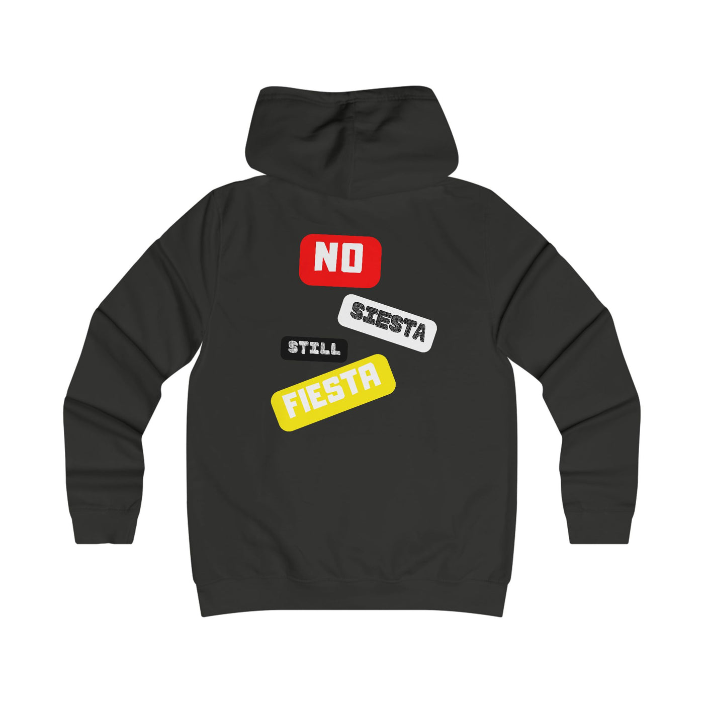 Girlie College Hoodie, Colorful Graphic Hooded Sweatshirt,