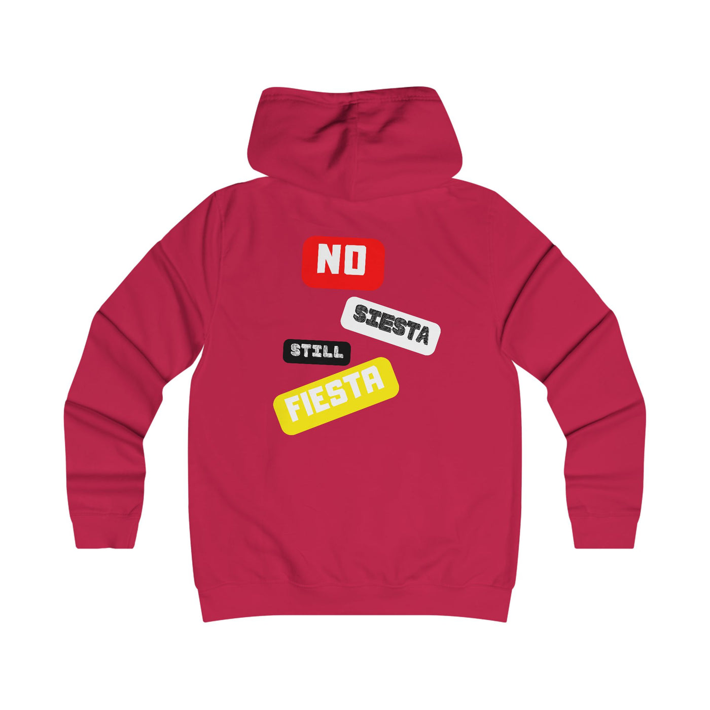 Girlie College Hoodie, Colorful Graphic Hooded Sweatshirt,