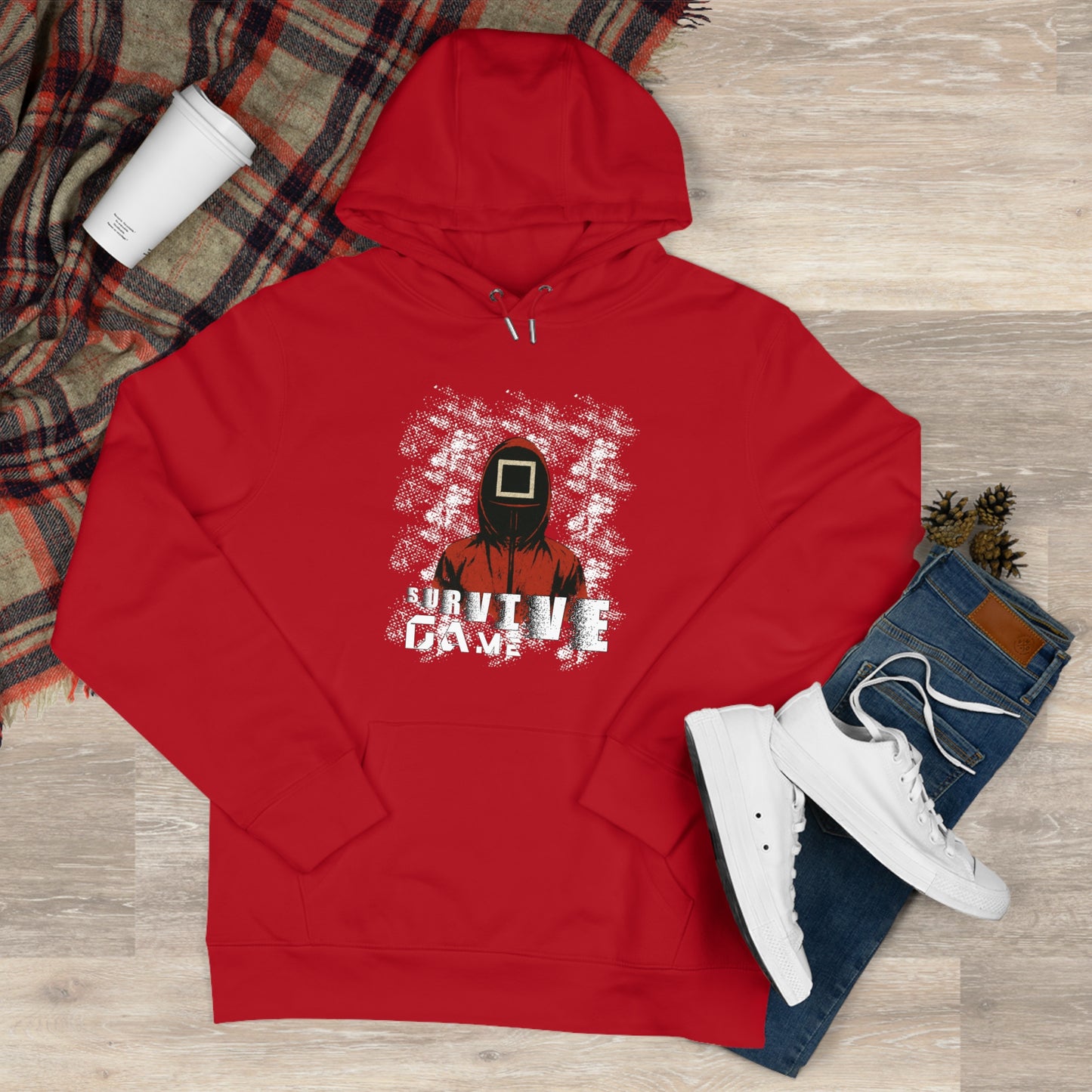 Squid game Hoodie - survive game 
