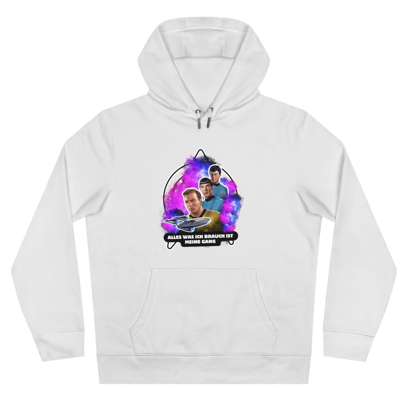 Hoodie Sweatshirt - Star trek "alles was ich brauch ist meine Gang"
