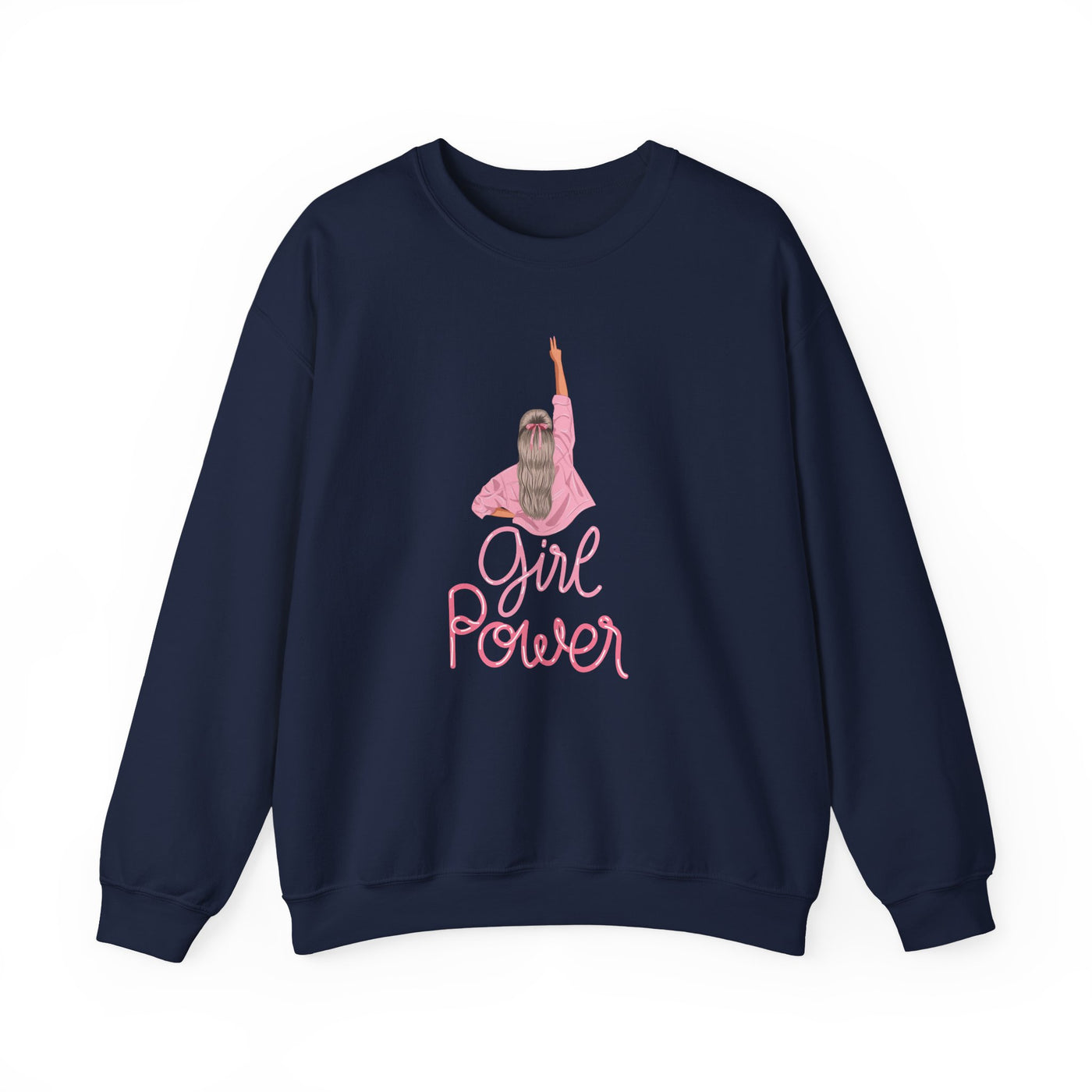 Girl Power Unisex Crewneck Sweatshirt,