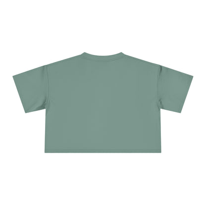 Skateboarding Women's Crop Tee - Keep On Skatin' &amp; Fall Ride Graphic T-Shirt