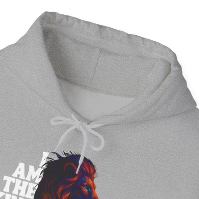 Inspirational Lion Hoodie "i am the king of my kingdom"