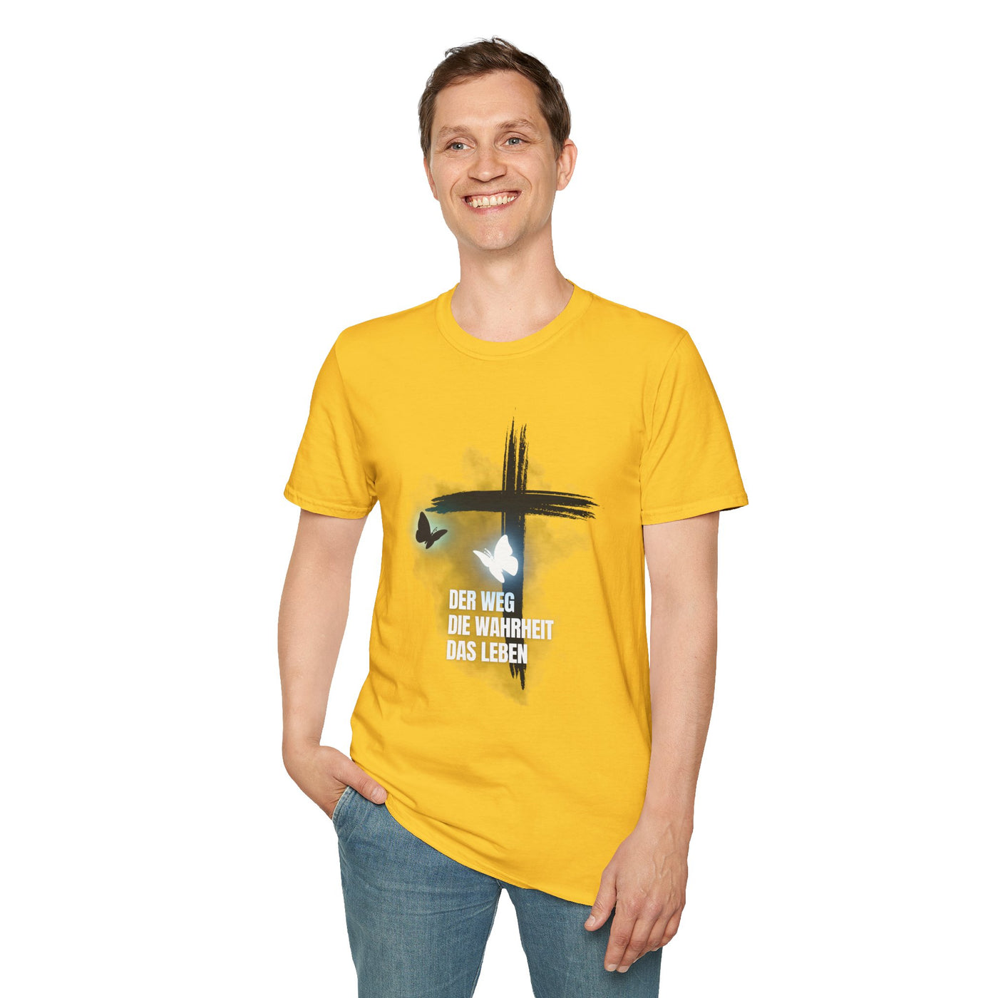 Faith-Inspired Unisex Softstyle T-Shirt – Spiritual, Jesus, Christian,