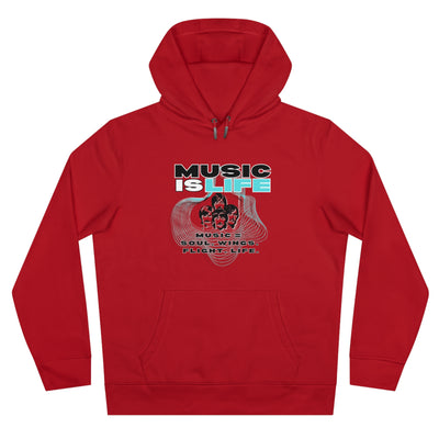 Beatles Music Is Life King Hooded Sweatshirt | Perfect for music lovers