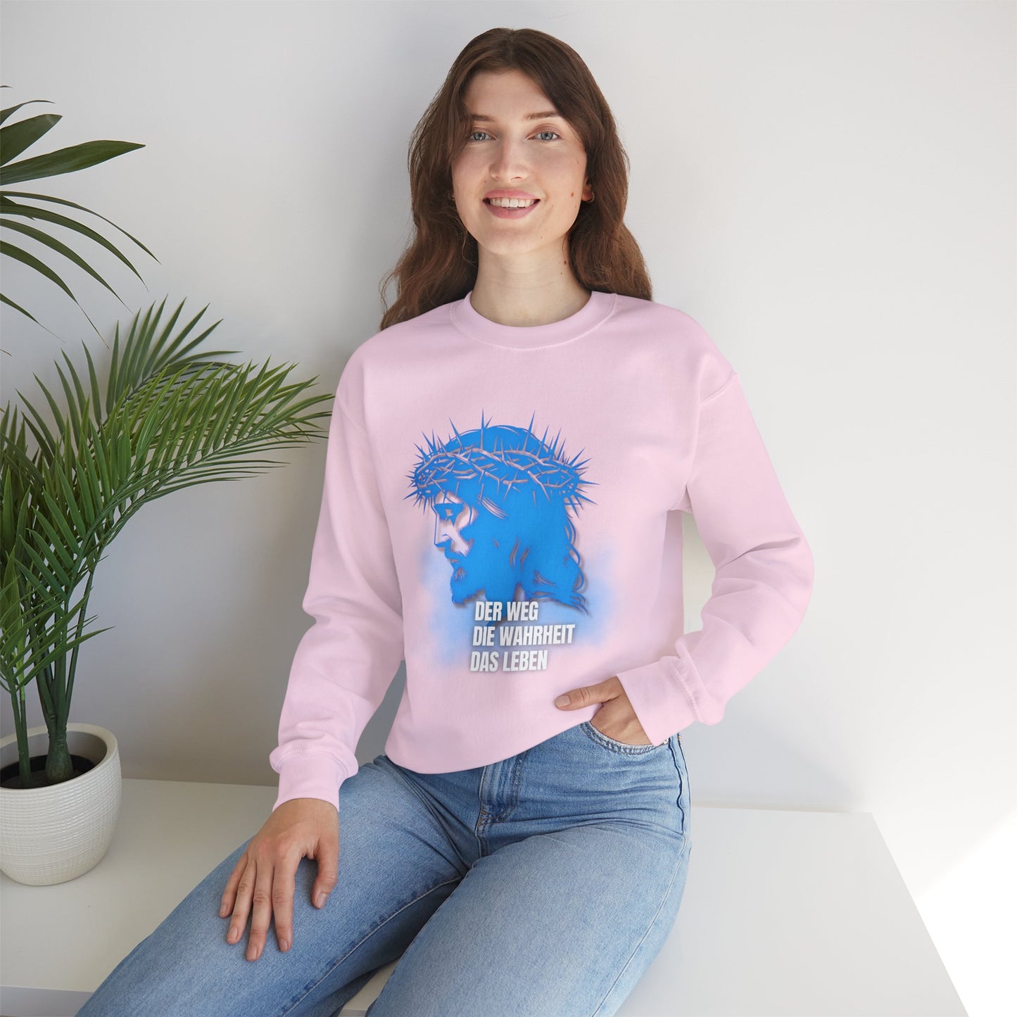 Sweatshirt Jesus "Der Weg - Die Wahrheit - Das Leben"